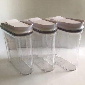 3 Oxo cereal or dry goods storage.